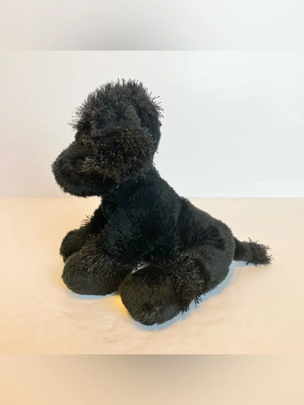 Ganz Webkinz Black Poodle & Lil‎ Kinz Black Poodle HM191 + HS191 Plush Set